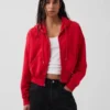 Vintagesoft Wedge Zip-hettegenser