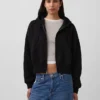 Vintagesoft Wedge Zip-hettegenser