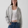 Vintagesoft Wedge Zip-hettegenser
