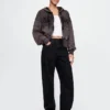 Vintagesoft Wedge Zip-hettegenser