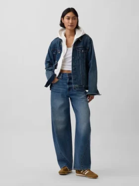 Vintagesoft Wedge Zip-hettegenser
