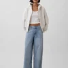 Vintagesoft Wedge Zip-hettegenser