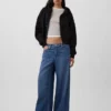 Vintagesoft Wedge Zip-hettegenser