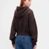 Vintagesoft Wedge Zip-hettegenser
