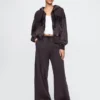 Vintagesoft Wedge Zip-hettegenser