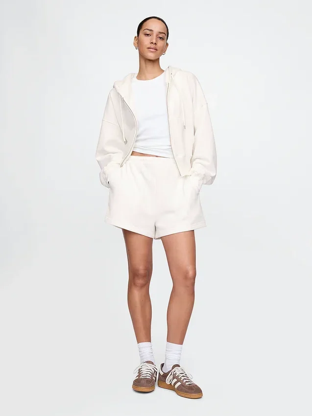 Vintagesoft Wedge Zip-hettegenser