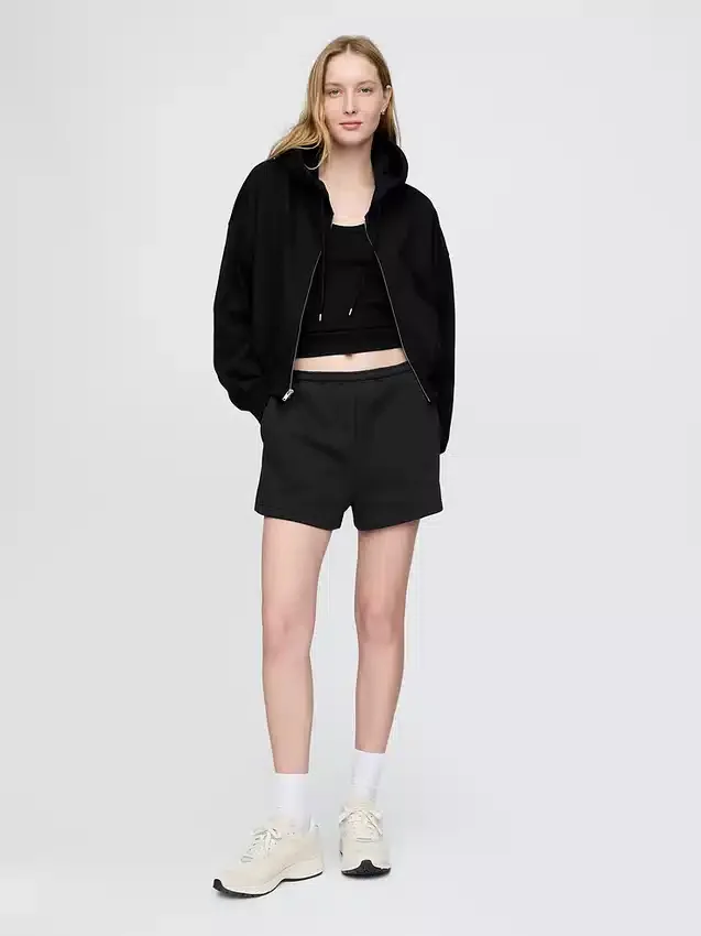 Vintagesoft Wedge Zip-hettegenser