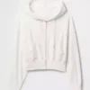 Vintagesoft Wedge Zip-hettegenser