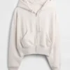 Vintagesoft Wedge Zip-hettegenser