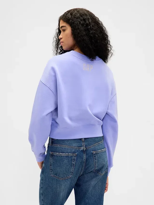 Vintagesoft Wicked Crop Wedge-genser