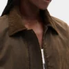 Vokset lerret-barnjakke
