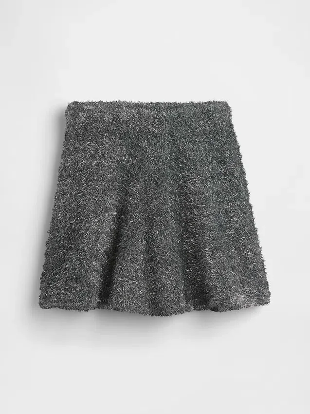 Wicked Tinsel Eyelash-genser-skjørt for barn