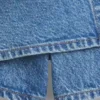 Wrap-skort i denim for barn